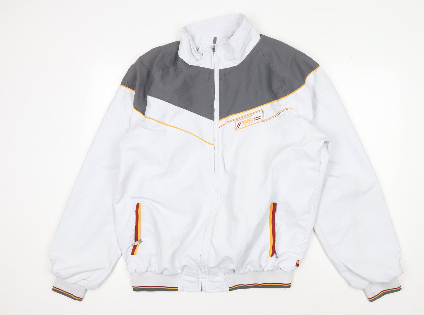 GSSTORE Unisex White Track Jacket 2XL Full Zip