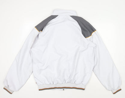 GSSTORE Unisex White Track Jacket 2XL Full Zip