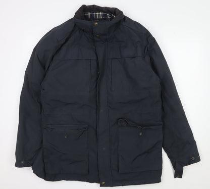 Arctic Storm Men's Black L Parka Hooded Jacket