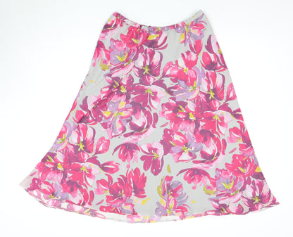Eastex Women's Floral A-Line Skirt, Size 10, Multicoloured