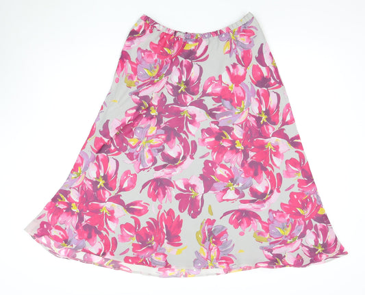 Eastex Women's Floral A-Line Skirt, Size 10, Multicoloured