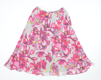 Eastex Women's Floral A-Line Skirt, Size 10, Multicoloured