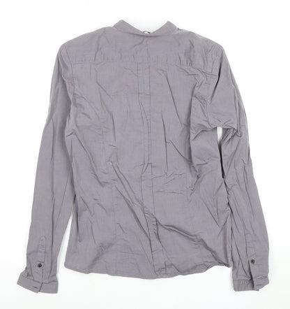 Unisex Adults UK Size M Van Heusen Grey  Button-Up