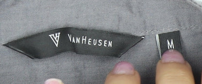 Unisex Adults UK Size M Van Heusen Grey  Button-Up