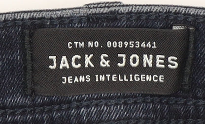 Jack & Jones Men's Blue Straight Jeans Size 30