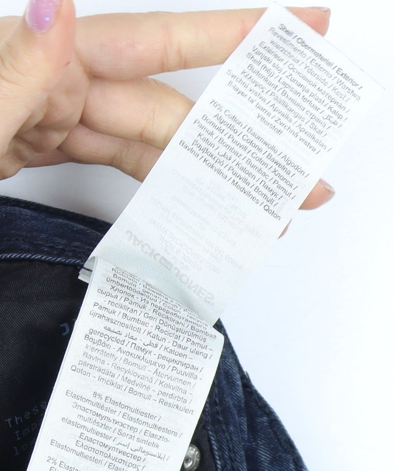 Jack & Jones Men's Blue Straight Jeans Size 30