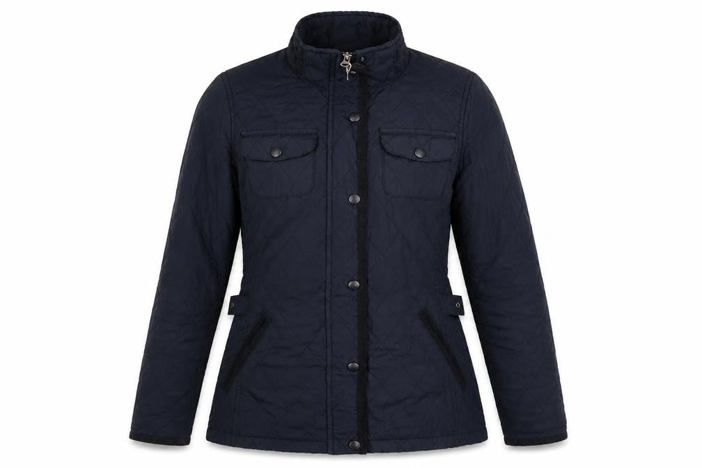Womens UK Size XS Trespass Black Quilted Coat