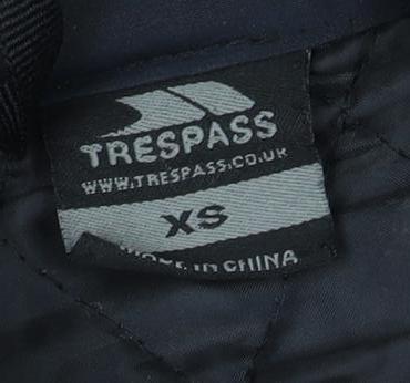 Womens UK Size XS Trespass Black Quilted Coat