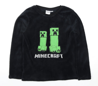 Minecraft Boys Black Pullover Hoodie 10-11 Years