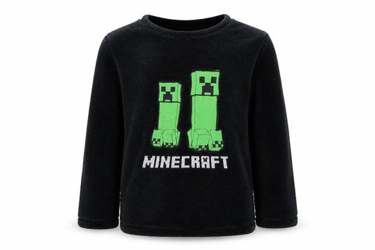 Minecraft Boys Black Pullover Hoodie 10-11 Years