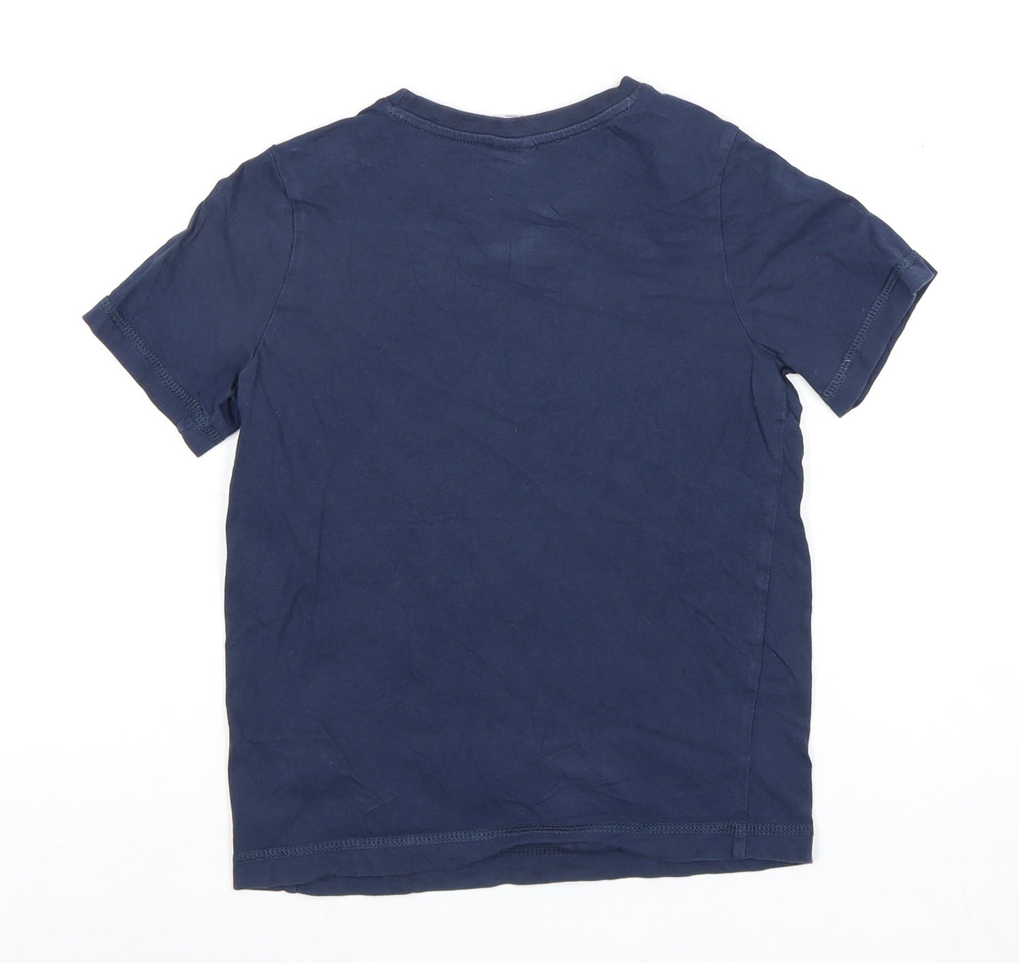 s.Oliver Boys Blue Jungle Print T-Shirt Size 8