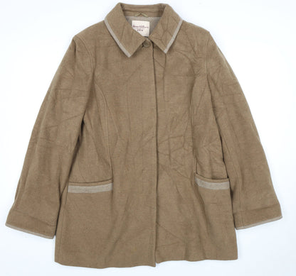 Womens UK Size 16 Honor Millburn Beige Overcoat