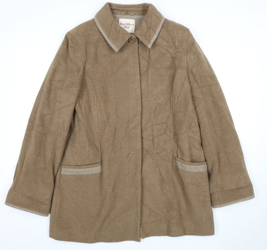 Womens UK Size 16 Honor Millburn Beige Overcoat