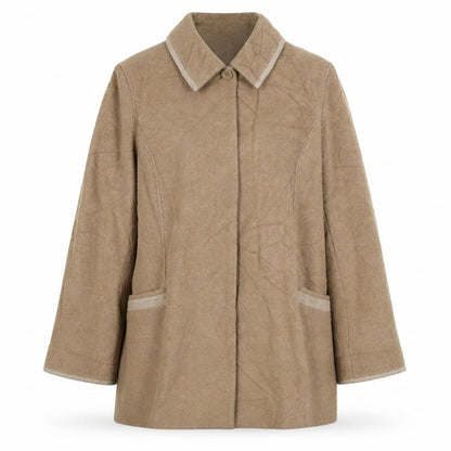 Womens UK Size 16 Honor Millburn Beige Overcoat
