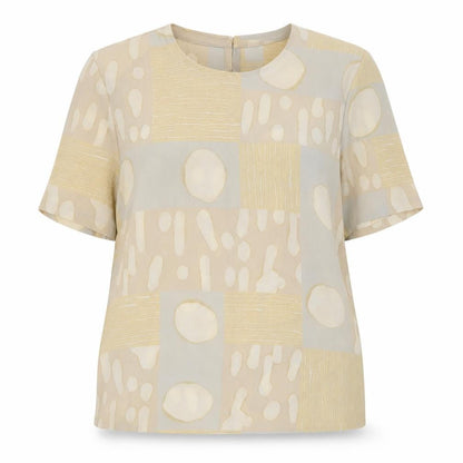 Womens UK Size 14 Jacques Vert Beige  Blouse