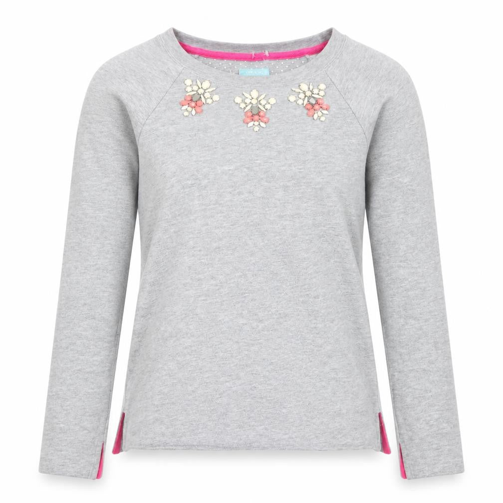 Womens UK Size 2XS Joules Grey Basic T-Shirt