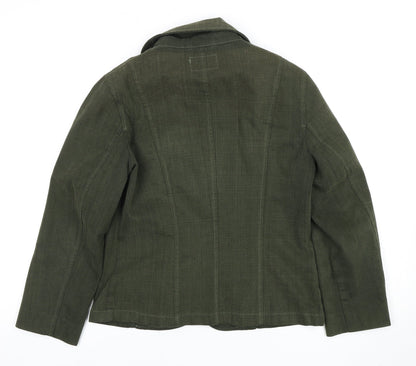 Per Una Women's Green Blazer, Size 10, Classic Style