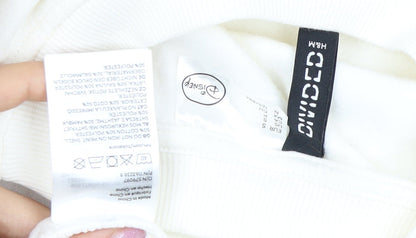 H&M Women's Multicoloured Mickey Sweatshirt, Size S