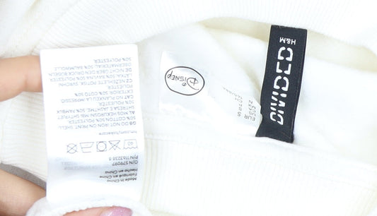 H&M Women's Multicoloured Mickey Sweatshirt, Size S