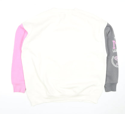 H&M Women's Multicoloured Mickey Sweatshirt, Size S