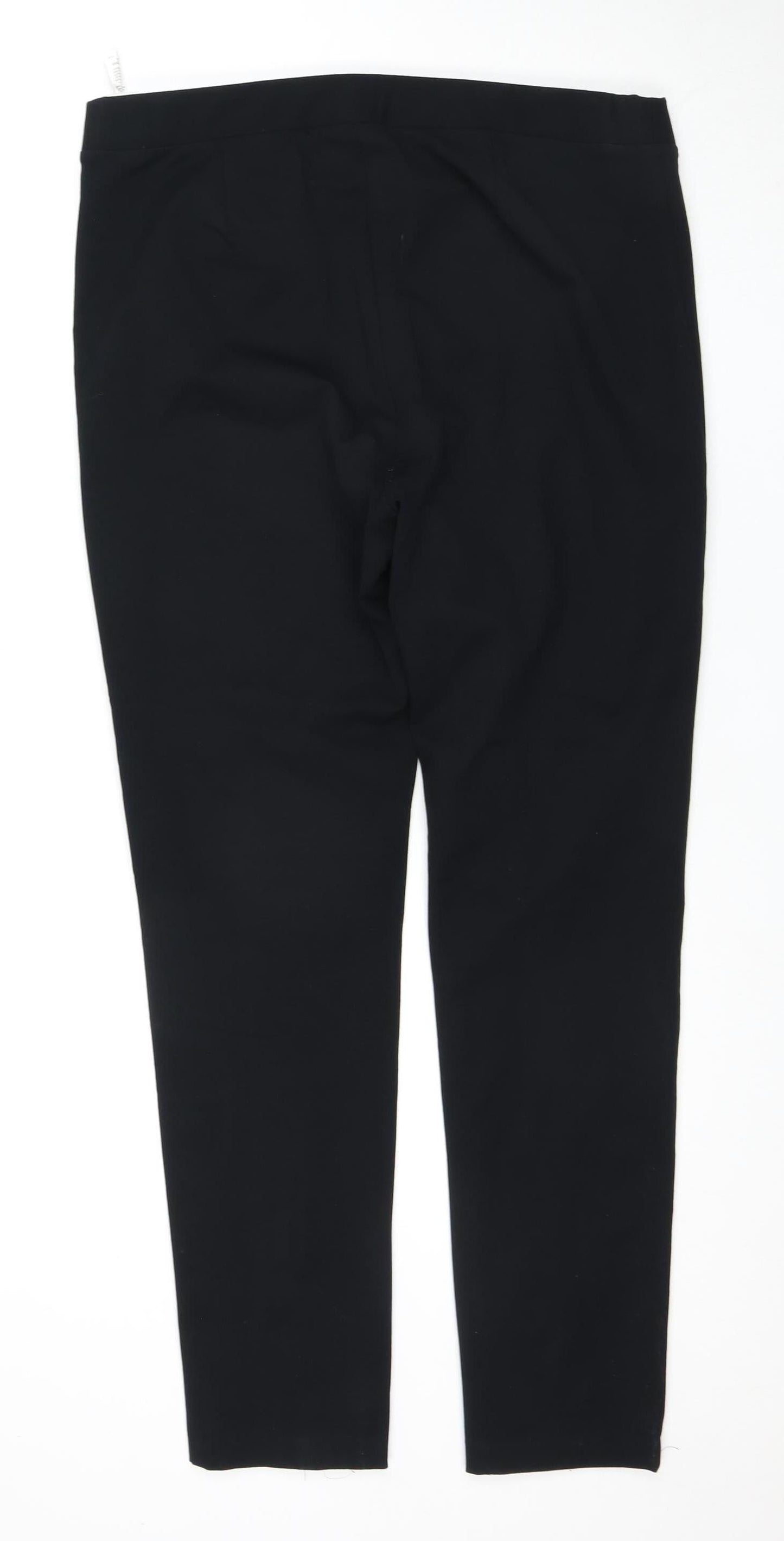 Womens UK Size 16 Marks and Spencer Regular Fit Jegging Black Trousers