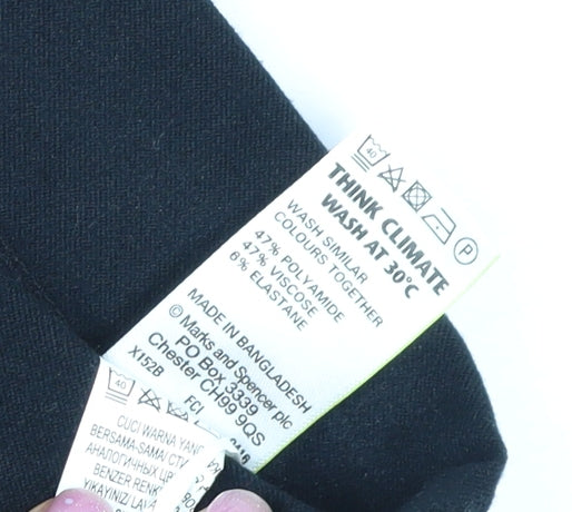 Womens UK Size 16 Marks and Spencer Regular Fit Jegging Black Trousers