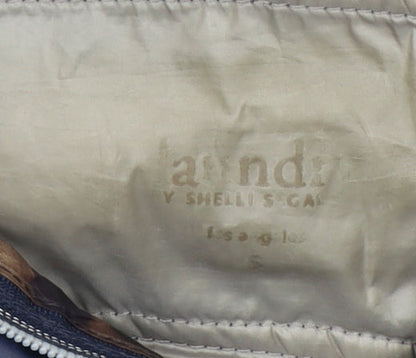 Jandy Women's Blue Puffer Jacket, Size S, Hooded, Casual