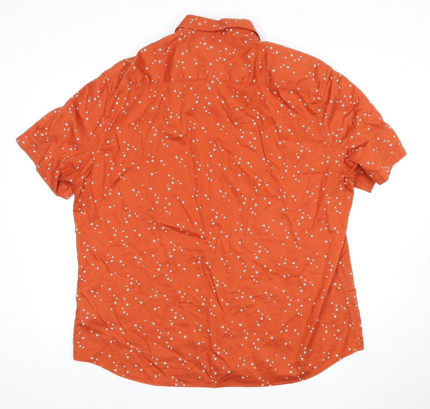 Womens UK Size 2XL Marks and Spencer Orange  Button-Up