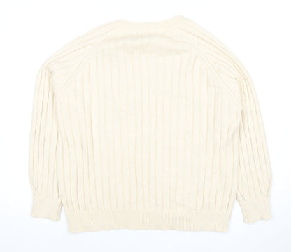 Womens UK Size 14 NEXT Ivory Pullover Jumper