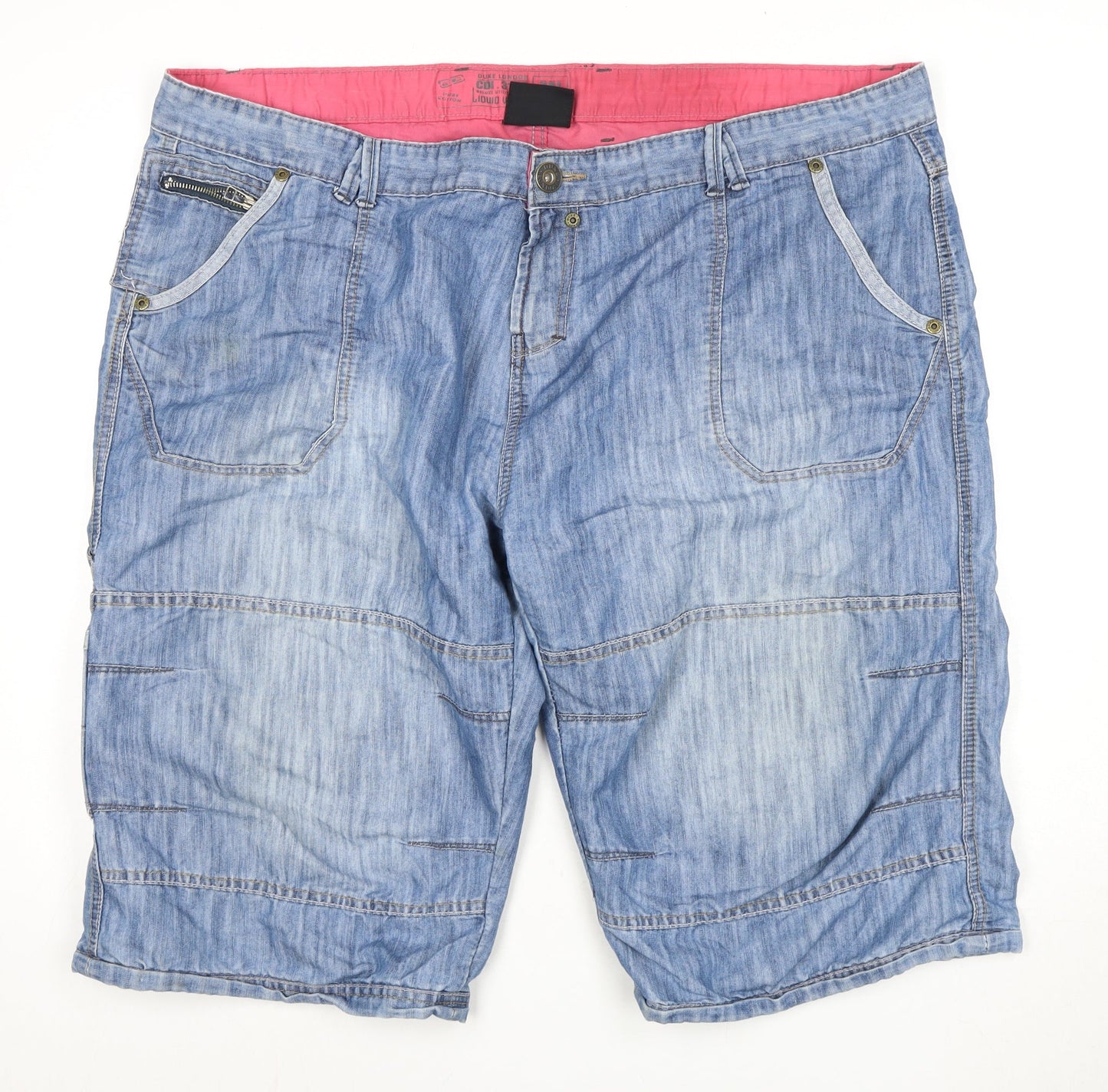 Duke London Unisex Blue 3XL Utility Denim Shorts