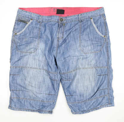 Duke London Unisex Blue 3XL Utility Denim Shorts