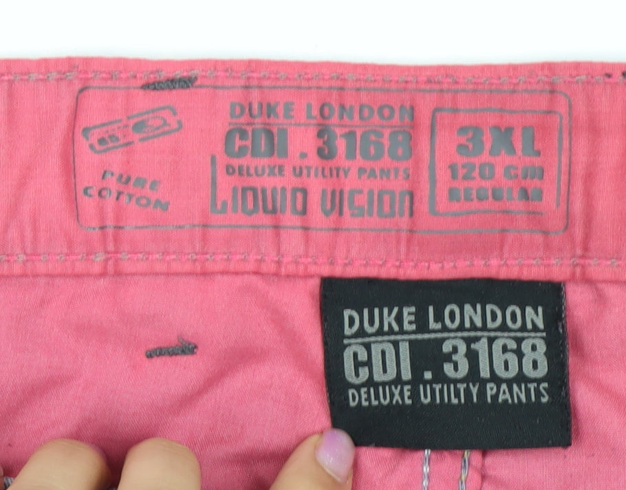 Duke London Unisex Blue 3XL Utility Denim Shorts
