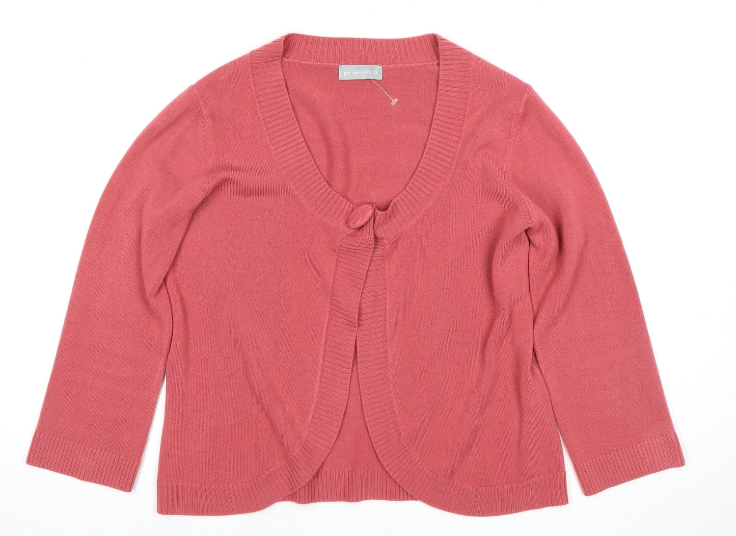 Womens UK Size 12 Per Una Pink Cardigan Jumper
