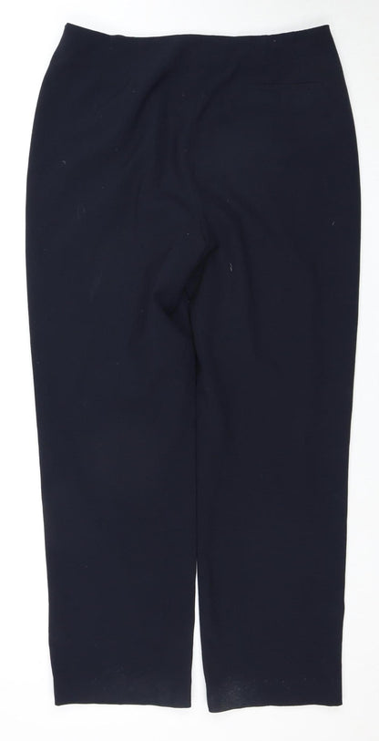 Womens UK Size 14 Lakeland Regular Fit Business Casual Black Trousers