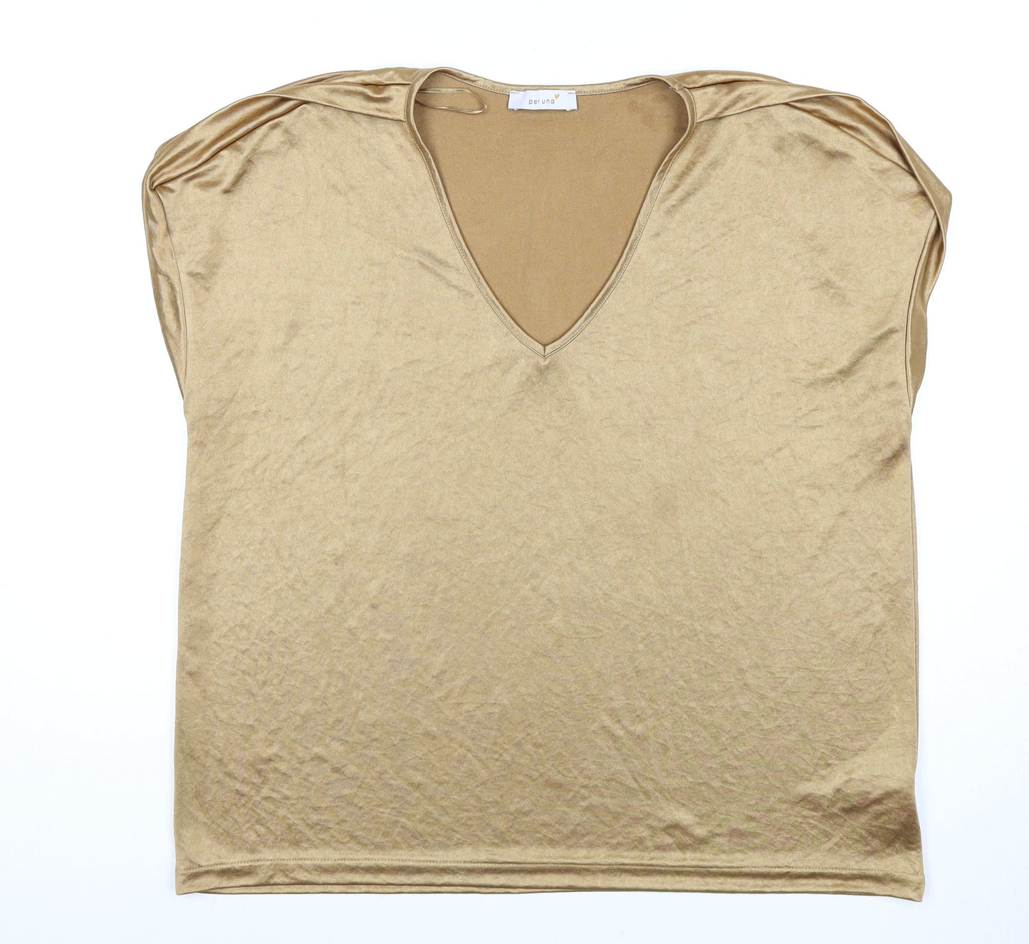 Womens UK Size 16 Marks and Spencer Brown  T-Shirt