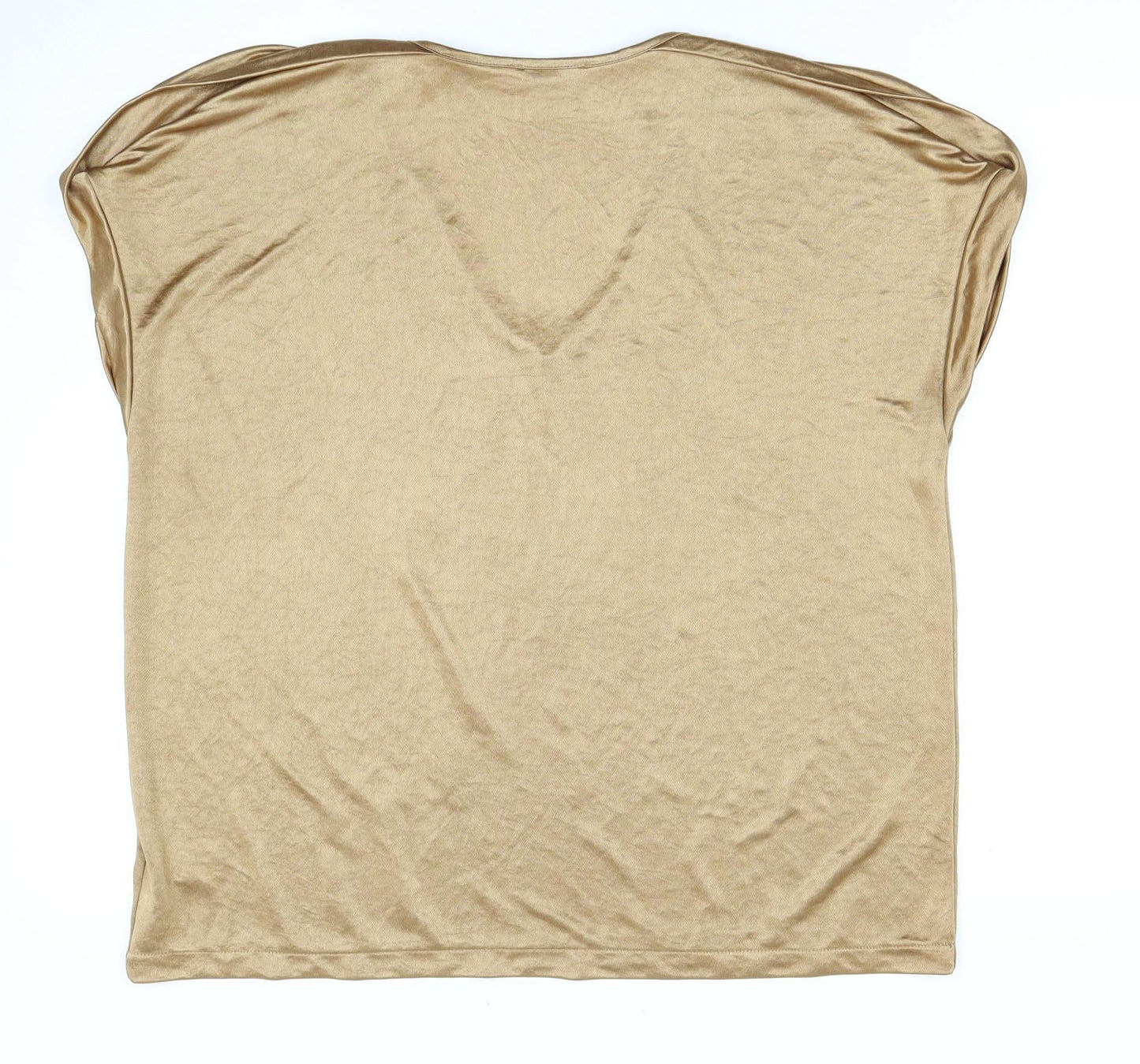 Womens UK Size 16 Marks and Spencer Brown  T-Shirt