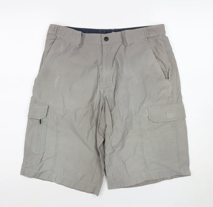 Marks and Spencer Men’s Beige Cargo Shorts, Size 34