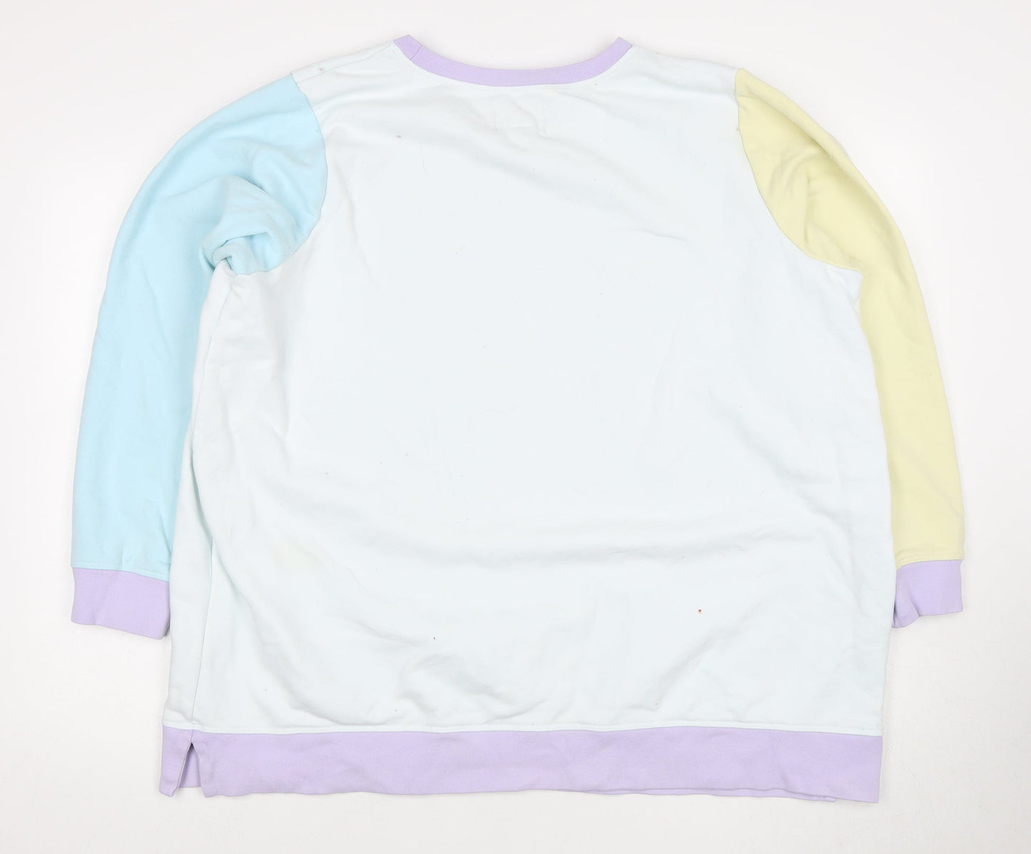 Womens UK Size 2 Lands' End Multicoloured Pullover Sweatshirt