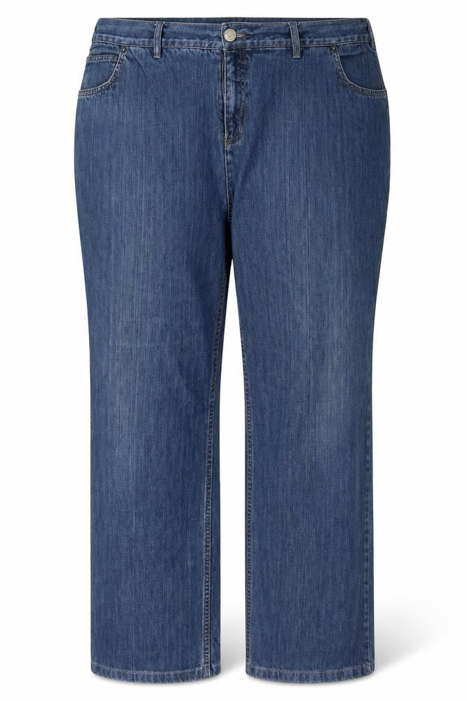 Womens UK Size 20 Plus Lands' End Regular Fit Straight Blue Jeans