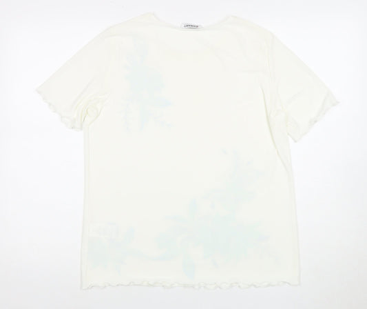 Womens UK Size 12 Damart White Basic T-Shirt