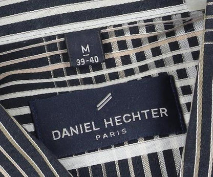 Daniel Hechter Men's Medium Black Check Shirt