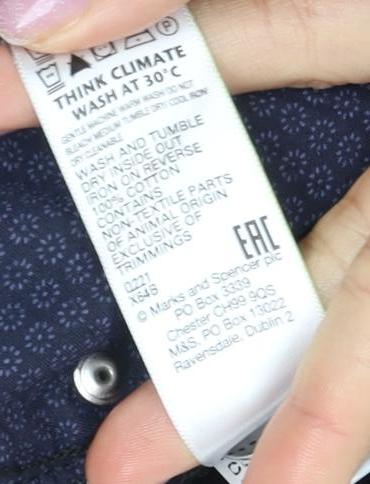 Marks and Spencer Men’s Black Skinny Jeans - M