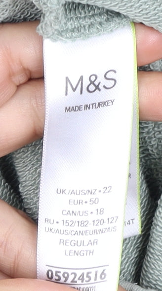 Marks and Spencer Women’s Green Trousers Size 22