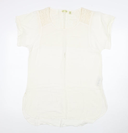 Accessorize Women's White Lace Blouse S