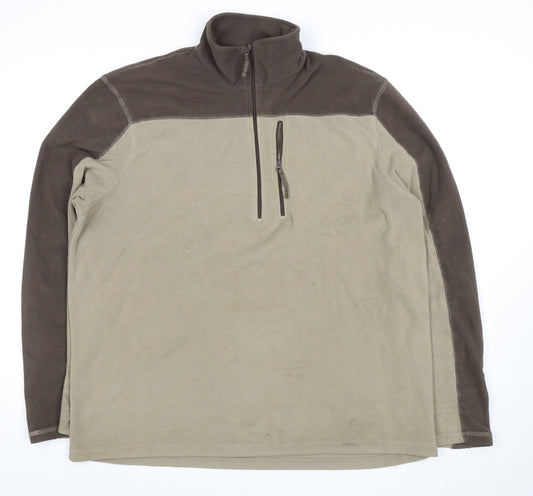 Mens UK Size L Mountain Warehouse Brown Pullover Sweatshirt