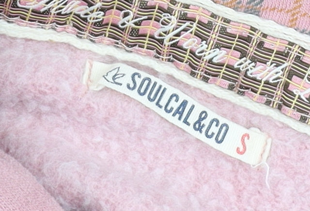 SoulCal & Co Women’s Pink Pullover Hoodie, Size S
