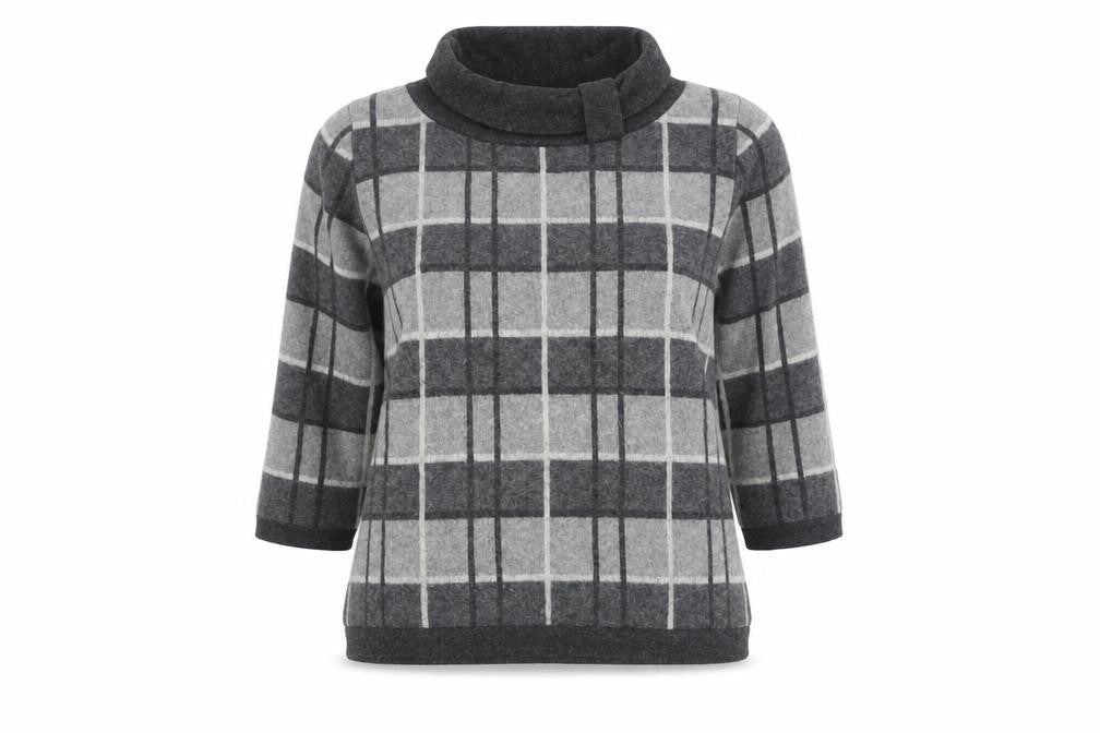 Womens UK Size XL Viyella Grey Pullover Jumper
