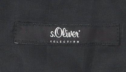 s.Oliver Women's Black Midi Pencil Skirt Size 14