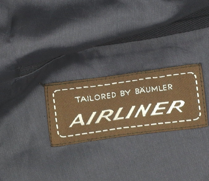 Mens UK Size 42 Baumler Regular Black Suit Jacket