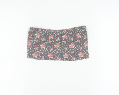 Womens UK Size 8 Soulcal & Co Multicoloured Cropped T-Shirt